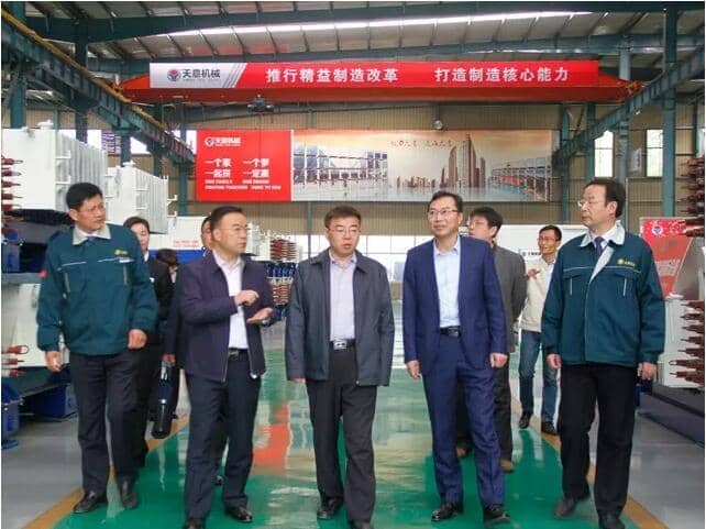 區(qū)委常委、區(qū)紀(jì)委書記、區(qū)監(jiān)委主任王慶峰調(diào)研天意機(jī)械