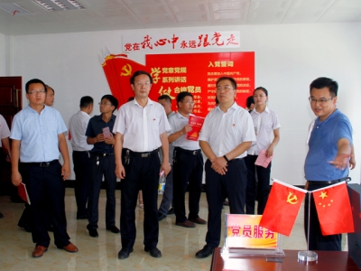 梁山縣委常委、組織部部長(zhǎng)王建一行蒞臨天意機(jī)械調(diào)研